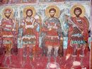 11. Ватопед. Стенопис от нартекса на главния църковен храм