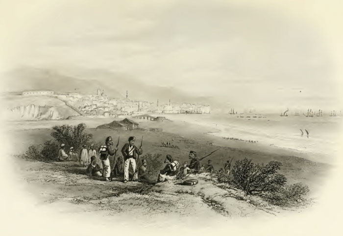 Варна през 1854 г. - общ изглед