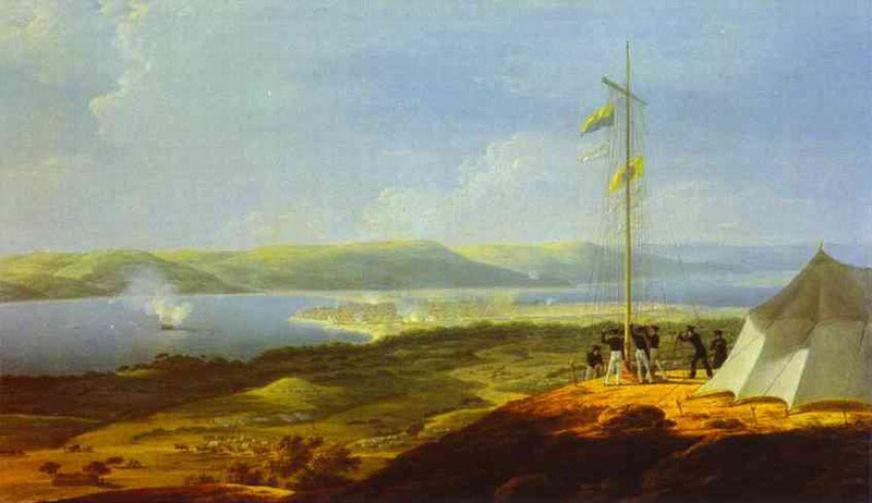 Военният телеграф край Варна. М. Н. Воробьов, 1829 г.
