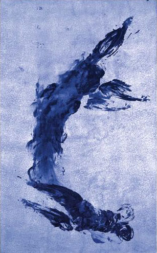 Илюстрация № 2. Ив Клайн, Антропометрия, № 78, 1960