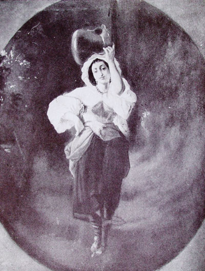"Италианска селянка с делва на главата", Д. Добрович