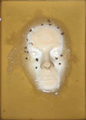 Nadezhda Lyahova, Soapy Reflections. Cast from an author’s face in real size, "August in the Art", 2006, Varna