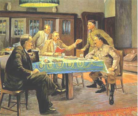 Горки, Сталин, Берия