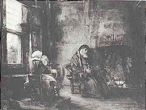 14. Рембранд ван Рейн, Товит и Ана в очакване