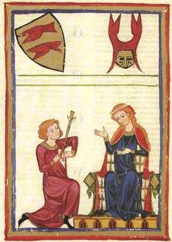 ��������� �� "Manessische Liederhandschrift" (��. 1300) � ��������������� �������������� ����������