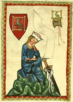 ��������� �� "Manessische Liederhandschrift" (��. 1300) � ��������������� �������������� ����������