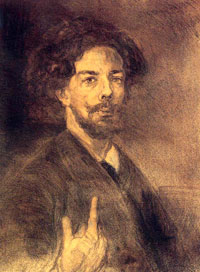 Джеймс Енсор, Автопортрет (1884)