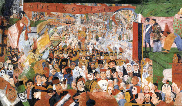 Влизането на Христос в Брюксел (1888)