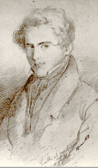 Доменико Троли, Портрет на Гаспаре Фоссати, 1828 г., рисунка с молив, 17 х 10 см - Archivio Cantonale di Bellinzona, ACB 1954