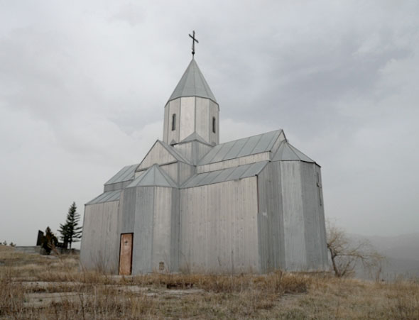 Църквата в град Спитак, Армения