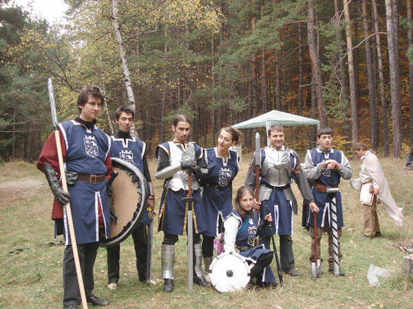 Част от членовете на клан „Гвардия на Арменелос”. 18 октомври 2008 г., край с. Железница, Софийско