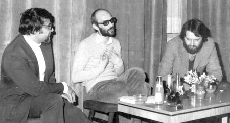 Огнян Сапарев и Добромир Тонев представят първата книга на Христо Карастоянов, Ямбол, 1982