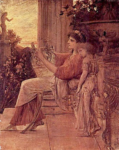 Густав Климт. "Сафо", 1888-90