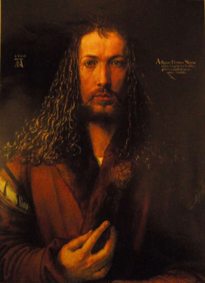 Албрехт Дюрер - Автопортрет (1500 г.), маслени бои на дърво, Мюнхен